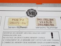 LAUER Bedienkonsole PCS 250FZ / *Version: V113.5