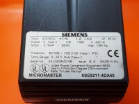 Siemens Micromaster 6SE9211-4DA40  Inkl. Netzfilter 6SE3290-0DA87-0FA1