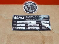 Ropex Temperature Controller Temperaturregler RES-409/400VAC / *FW: 00.201