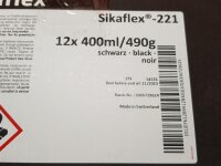 Sika Sikaflex - 221 - 400ml/490g Black multi-purpose spoiler adhesive body glue adhesive