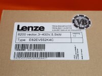 Lenze  frequency inverter Type: E82EV552K4C  - 5,5 kW