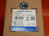 Omron Inverter Type: 3G3MX2-AB002-E  / *Vers.: 2.0