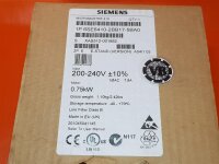 Siemens MICROMASTER 410 Type: 6SE6410-2BB17-5BA0  - 0,75 kW
