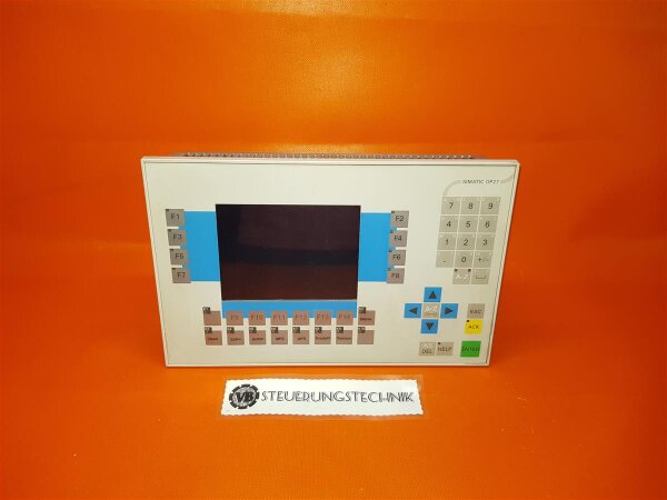 Siemens OP27 Color Operator Panel 6AV3627-1JK00-0AX0 / 6AV3 627-1JK00-0AX0