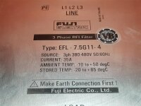 Fuji Electric EFL-7,5G11-4 3 Phase RFI Filter