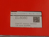 Beckhoff EL6080 / *Rev: 0020 EtherCat Memory Modul