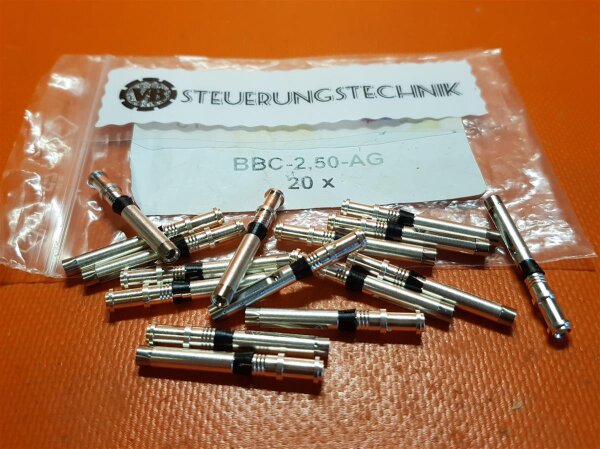 Semtech BBC-2,50-AG / M3 / 2,5mm² / 16 Stück - Buchse Kontaktbuchse Crimp