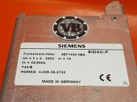 Siemens 4EF1400-0BA Funktiostörfilter  SIDAC-F