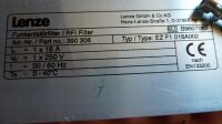 Lenze Funkenstörfilter / RFI Filter Type: EZF1 0118A002