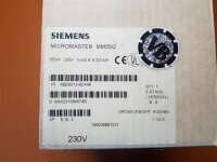 Siemens Micromaster MM55/2 6SE9212-8CA40 Version:B.3