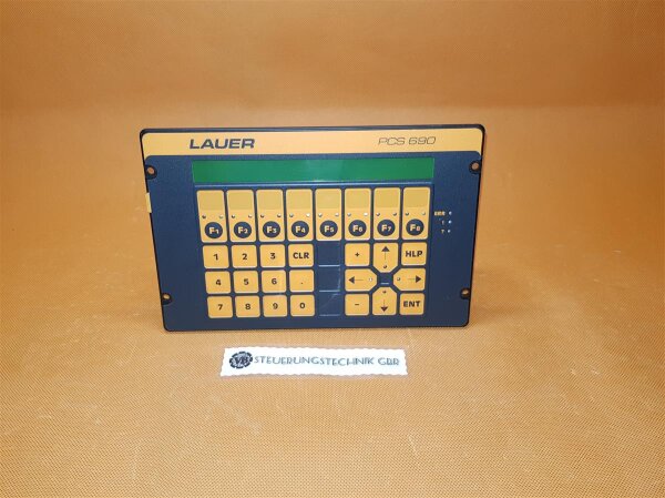 LAUER Bedienkonsole / Operator Panel Typ: PCS 690  Version: PG 090.208.D - 151097