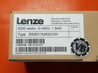 LENZE E82EV152K2C200 / E82EV152_2C200  - 1,5kW - frequency converter