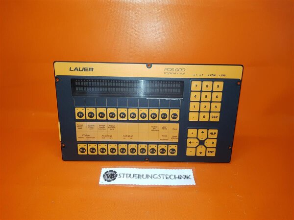 LAUER PCS 900 PG 900.202.6 / 06.06.95 / Operator Panel / Topline midi