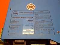 Stöber Transistorverstärker Type: TAS 1016  -...