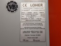 Loher Frequency Inverter Dynavert Type: A 2T2A-05400-003 BAVIP2