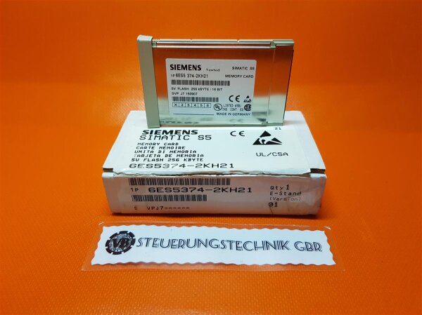 Siemens Simatic S5 Memory Card 6ES5 374-2KH21 / *E-Version: 01