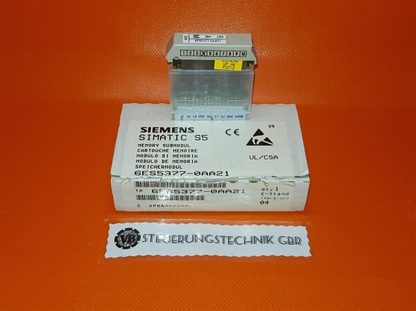 Siemens Simatic S5 Memory Submodule 6ES5 373-0AA81 Inkl. 6ES5980-4BA11