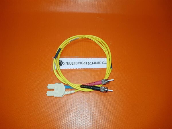 Brand-Rex (H) HF050T2Z ST/SC 1.0 m Dublex Glasfaser Optical Cable Patchkabel LWL