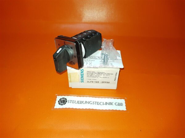 Siemens 3LF0 122 2PF00 / 3LF0 122-2PF00 / Package switch / Camswitch