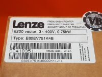 Lenze  frequency inverter Type: E82EV751K4B / E82EV751_4B  - 0,75 kW