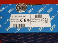 Sick Barcode scanner CLV622-2000  / *Software: V5,61