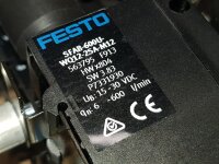 2x Festo Proportional-Druckregelventile VPPX-6F-L-1-F-0L10H-S1 Inkl. SFAB-600U-WQ12-2SA-M12