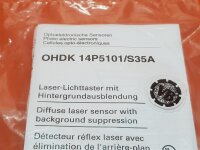 Baumer Laser-Lichttaster mit Hintergrundsblendung OHDK...